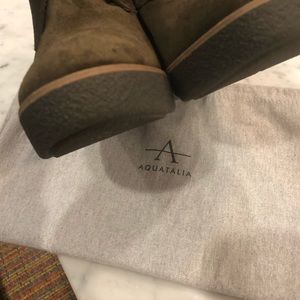 aquatalia valeriee wedge bootie